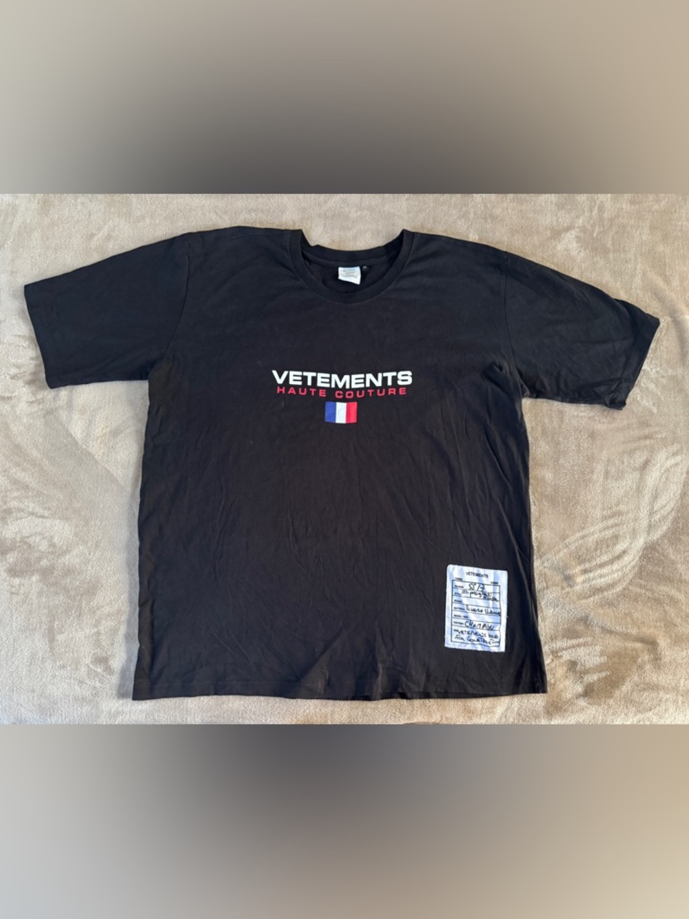 Vetements Haute Couture Tee XXL Streetwear Minimalist Luxury - Picture 3 of 11
